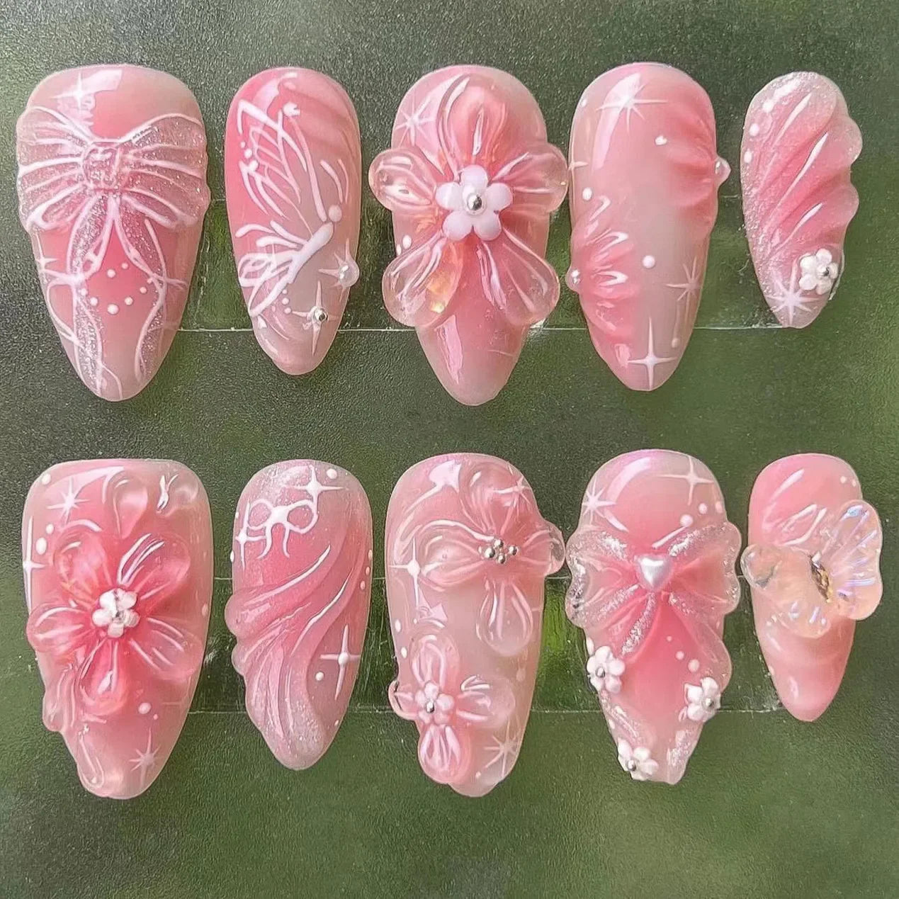 Glamorous Gilded Nail Set