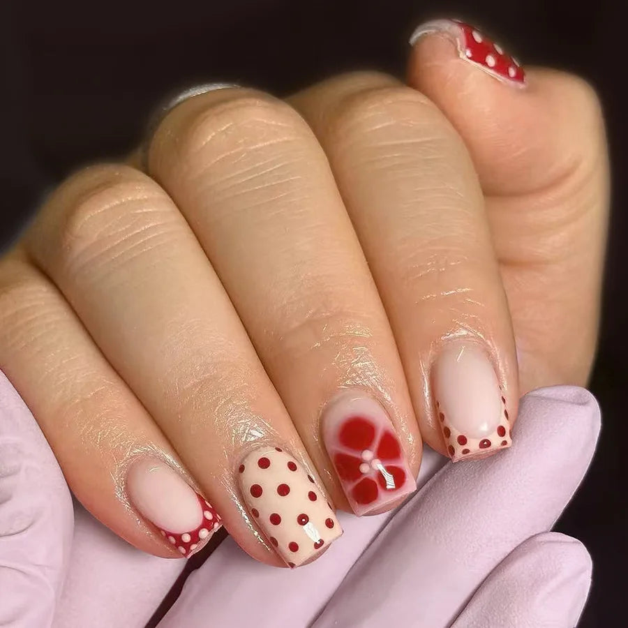 Leopard Print Glam Nails