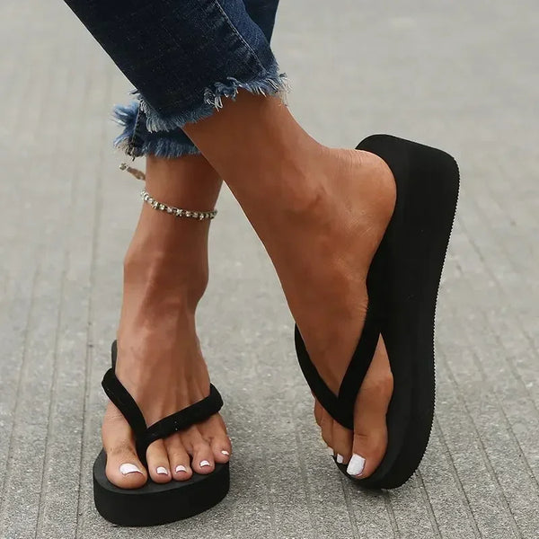Comfort Wedge Beach Slippers