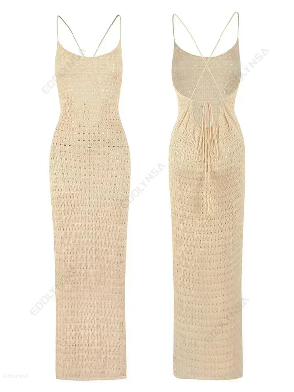 Chic Tassel Beach Maxi Dress