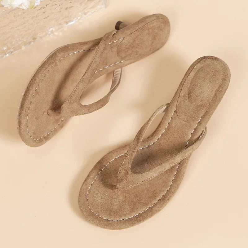 Chic Brown Heeled Sandals